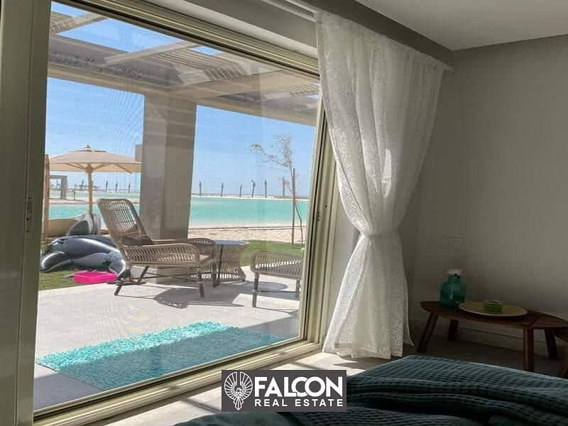 Only with a down payment of 750,000, receive and live now in a fully finished apartment for sale in the Latin Quarter, New Alamein, North Coast 0