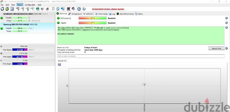 Hard disk 500 GB -ssd- samsung evo 870 1