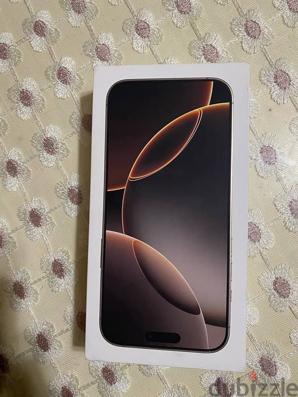 New iPhone 16 pro max  256 g desert titanium 1