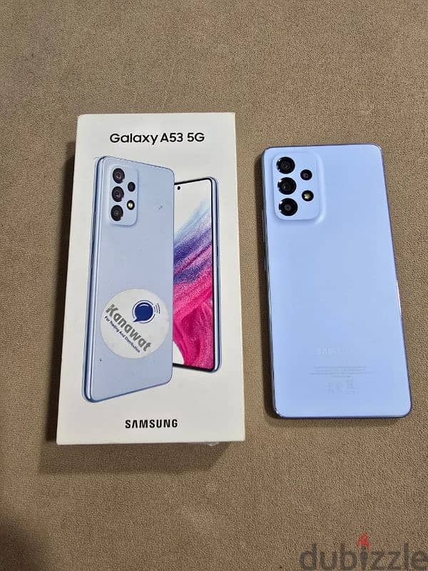 Samsung Galaxy A53 للبيع بجميع المشتملات 0