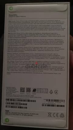 I phone 15 pro 128 natural titanium sealed 0