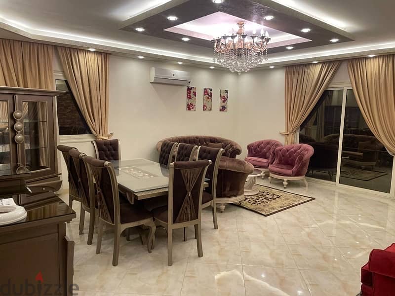 شقة مفروشة للايجار غرب سوميد أكتوبر Apartment For rent fully Furnished 2