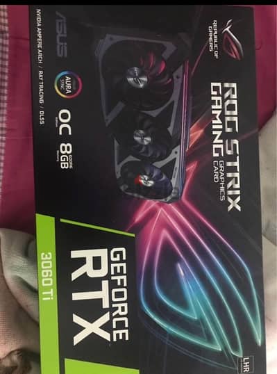 RTX 3060TI asus rogstrix OC