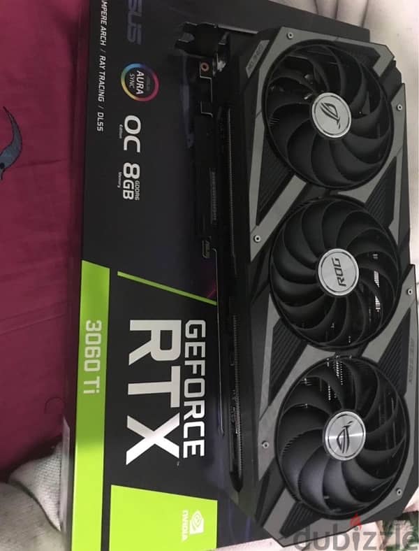 RTX 3060TI asus rogstrix OC 1