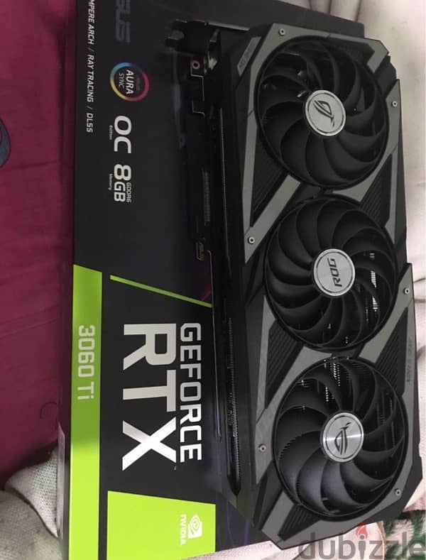 RTX 3060TI asus rogstrix OC 2