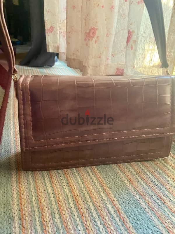 new hand bag شنطة جلد مستورد لم تستعمل نهائى 1