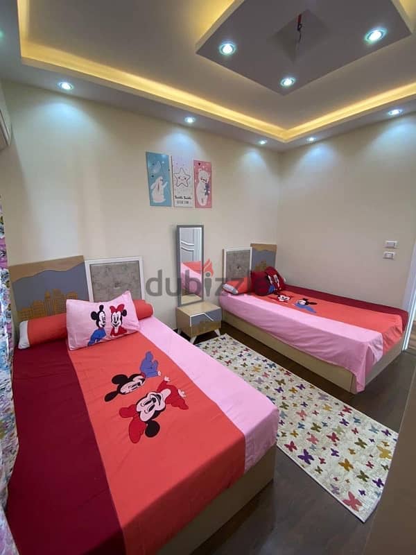 شقة مفروشة للايجار روضة زايد الشيخ زايد For rent Fully Furnished 1