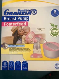 Breast Pump Granzia Fosterfeed Used for 1 time 0