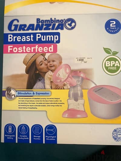 Breast Pump Granzia Fosterfeed Used for 1 time