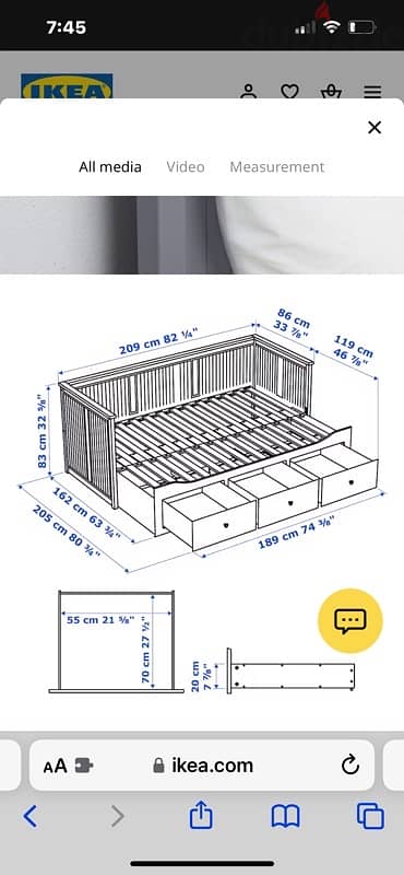 Amazing sofabed like new ع - سوفابيد ممتازة ومريحة كسر زيرو