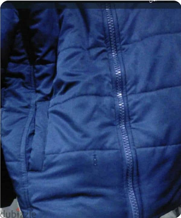 waterproof jacket ووتربروف كحلي مبطن 3