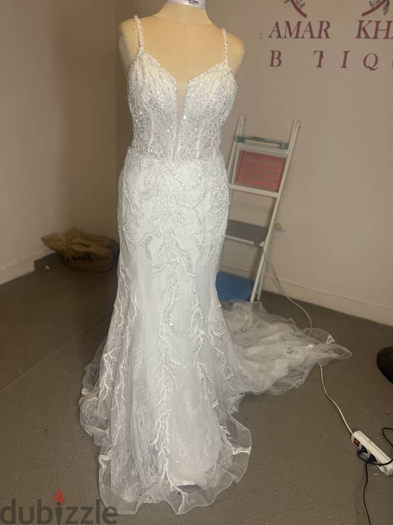 فستان فرح للبيع wedding dress for sale 4