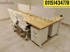 خليه عمل work station خشب mdf اسبانى بشاسيه معدن ضد الصدأ 0