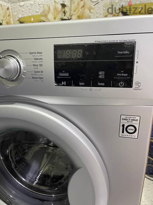 LG washer 7 kilo, touch Screen -غساله lg ٧ كيلو شاشه 1