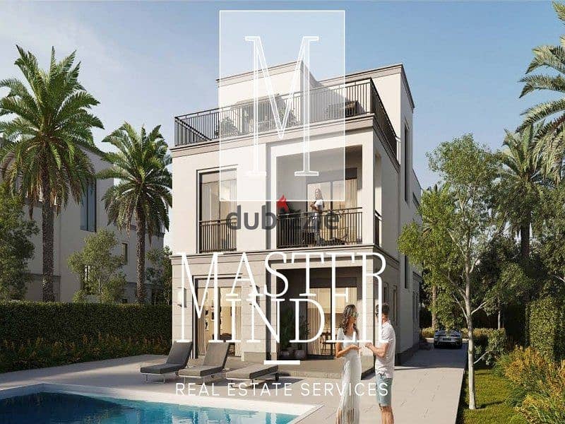 Fully finished Villa with Installment till 2030 in belle vie Sheikh Zayed  by Emaar Misr 0