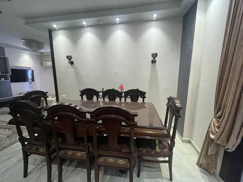 Furnished apartment for rent with kitchen and air conditioners in Laila Compound in the first settlement 9