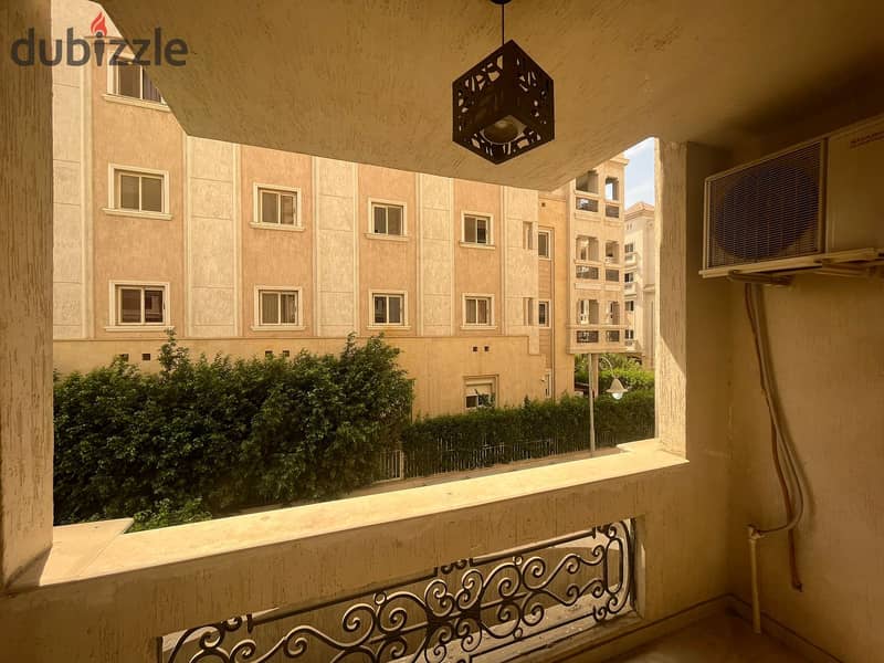 Furnished apartment for rent with kitchen and air conditioners in Laila Compound in the first settlement 11