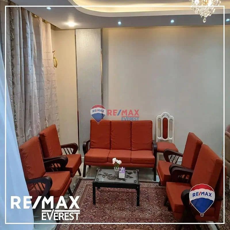 Fully furnished Apartment for rent in elkhamayel combound in sheikh zayed 3