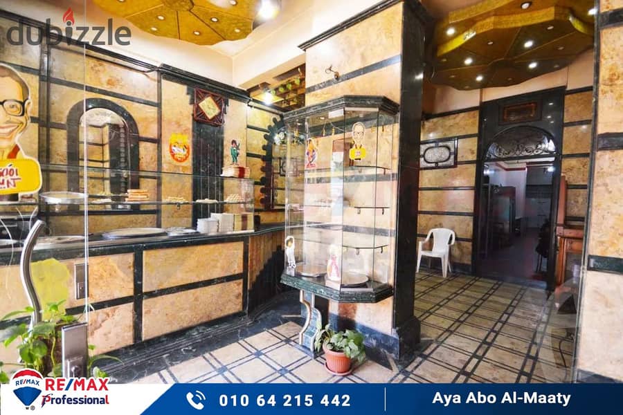 Commercial shop for rent 124 m and water heater (Jalal El Din El Desouky St. ) 4