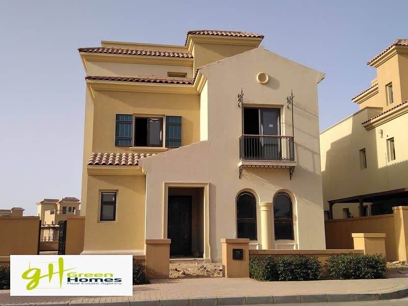 Villa for sale in Mivida New Cairo, area 521 m, in the best location 5