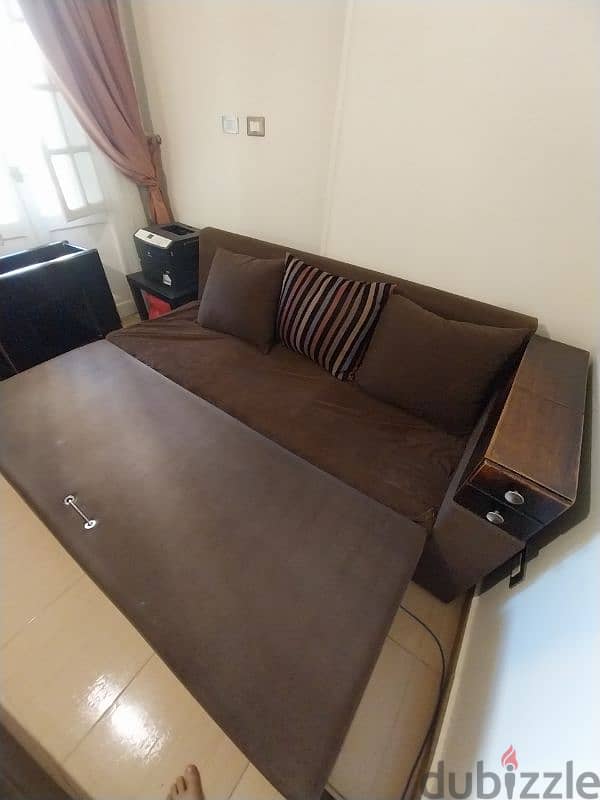 ركنة قطعتين بها سرير corner 2 piece with bed 3