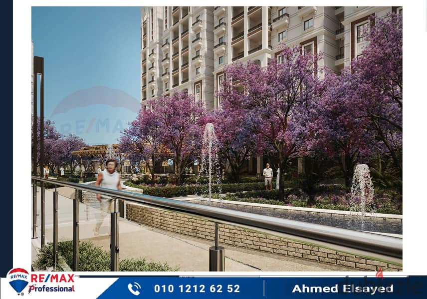 With a down payment of EGP 710,407 and installments up to 5 years, own your residential unit in the heart of Smouha in a fully serviced compound 10