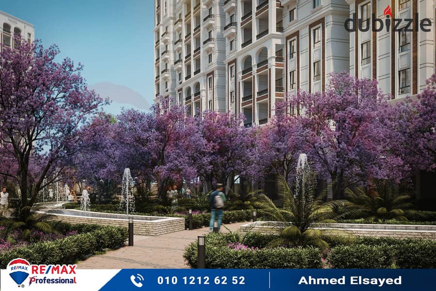 With a down payment of EGP 710,407 and installments up to 5 years, own your residential unit in the heart of Smouha in a fully serviced compound 11