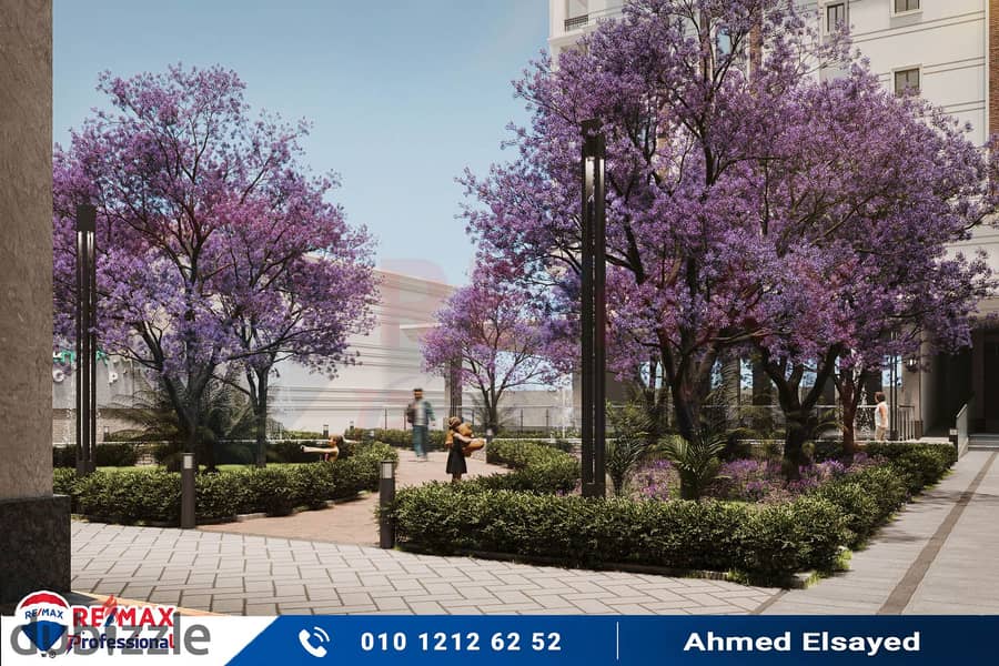 With a down payment of EGP 710,407 and installments up to 5 years, own your residential unit in the heart of Smouha in a fully serviced compound 12