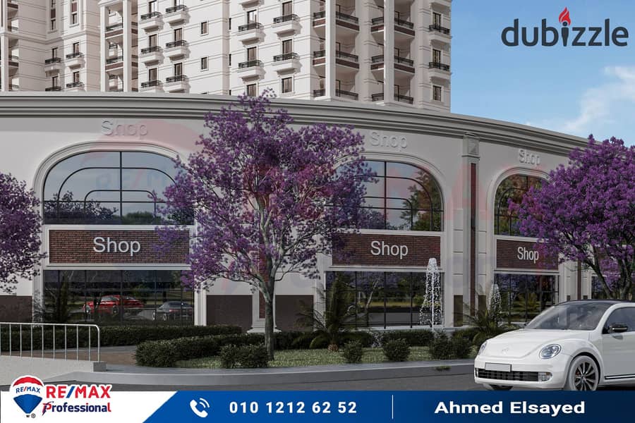 With a down payment of EGP 710,407 and installments up to 5 years, own your residential unit in the heart of Smouha in a fully serviced compound 17