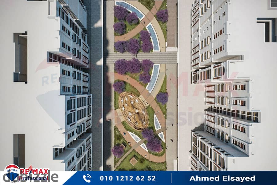 With a down payment of EGP 710,407 and installments up to 5 years, own your residential unit in the heart of Smouha in a fully serviced compound 18