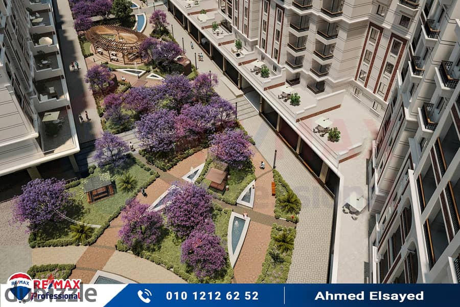 With a down payment of EGP 710,407 and installments up to 5 years, own your residential unit in the heart of Smouha in a fully serviced compound 20