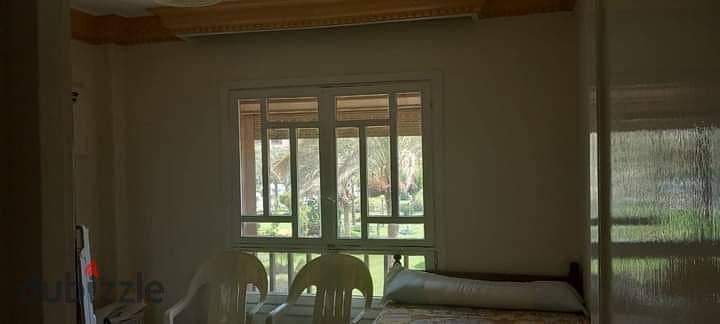 Apartment 90 m for rent furnished in the fifth phase wonderful view wide garden 5