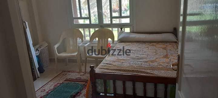 Apartment 90 m for rent furnished in the fifth phase wonderful view wide garden 7