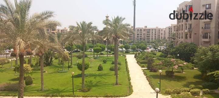 Apartment 90 m for rent furnished in the fifth phase wonderful view wide garden 8