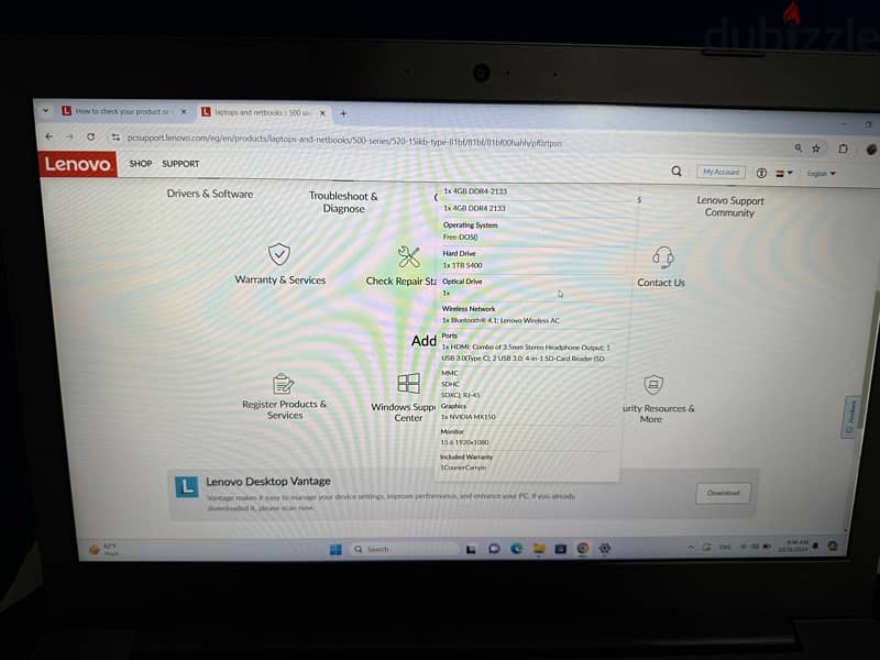 Lenovo Ideapad 520-151KB 10