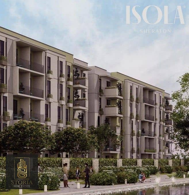 160m apartment next to Cairo International Airport and Almaza City Center in the “Isola Sheraton” compound in installments 2