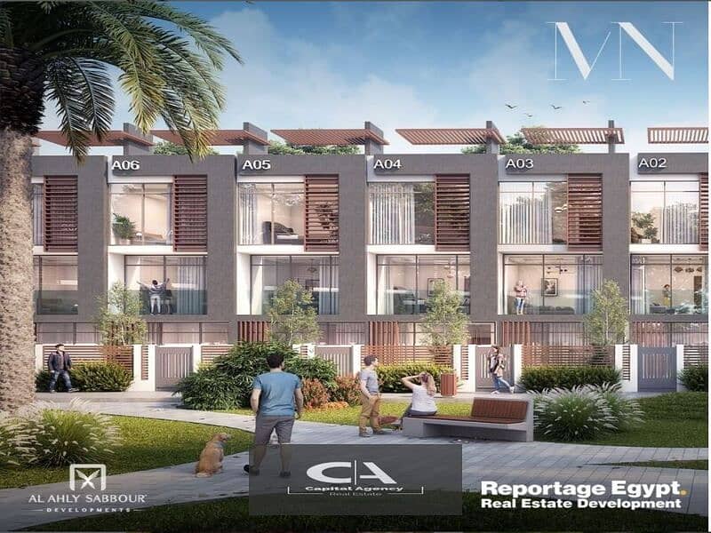 With a 10% down payment, a fully finished apartment for sale in Reportage Compound in Mostakbal City Special cash discount 40% 15