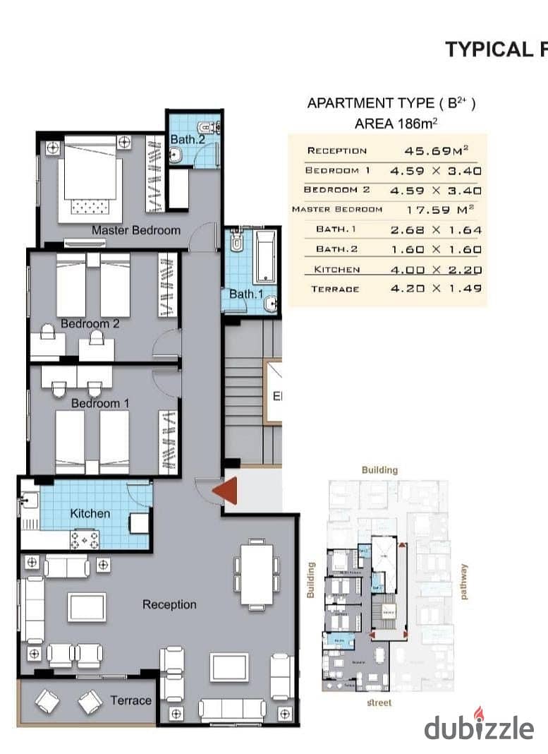 Own your apartment in Beit Al Watan, Fifth Settlement, at a discount. The price per square meter is 2000 pounds. Offer for a limited period. The apart 0