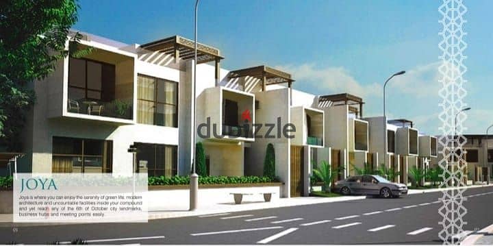 "Townhouse ready for immediate delivery, located near Nile University and just a few steps from Mall of Arabia in Joya compound. " 0