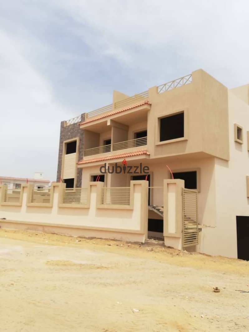 Twin house for sale, Ninth District, Sheikh Zayed, with a distinctive view 1