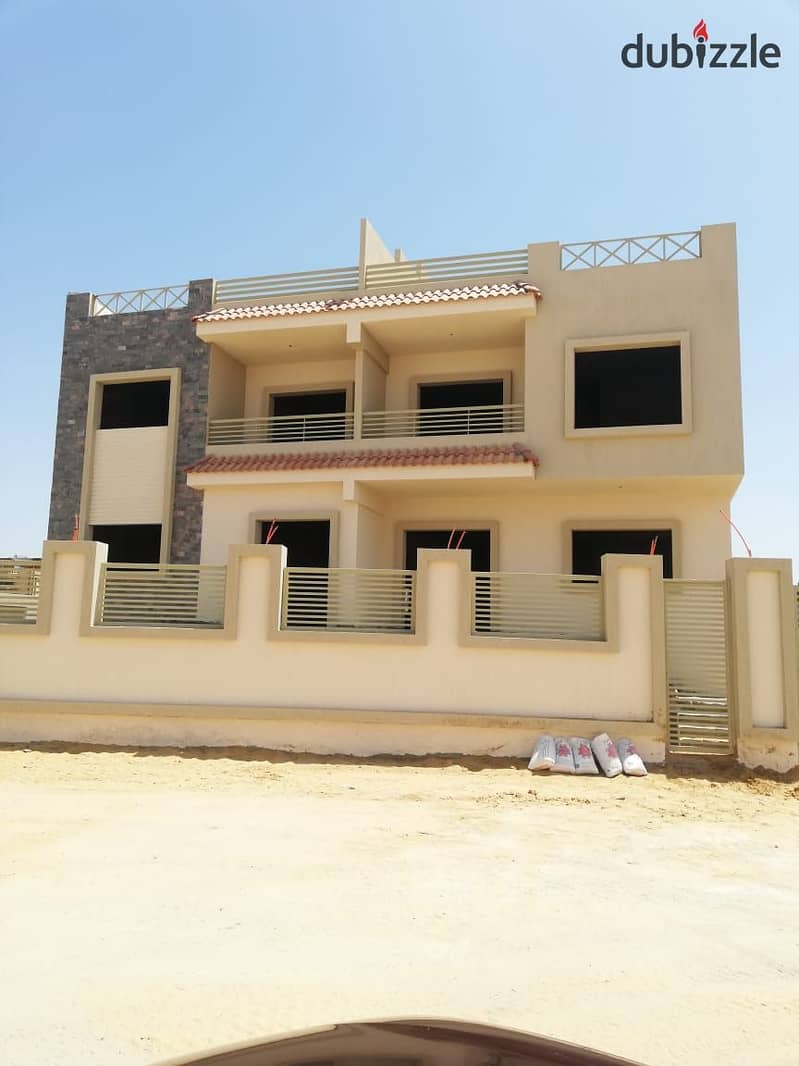 Twin house for sale, Ninth District, Sheikh Zayed, with a distinctive view 2