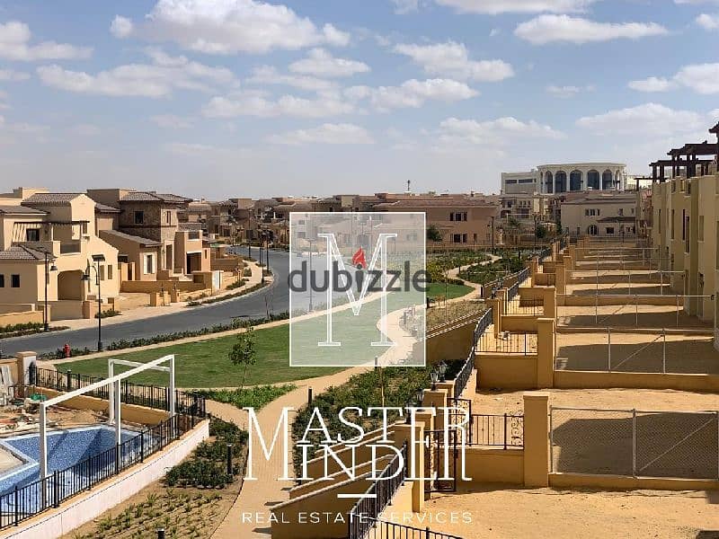 Town house for Rent with private garden in mivida new cairo 8