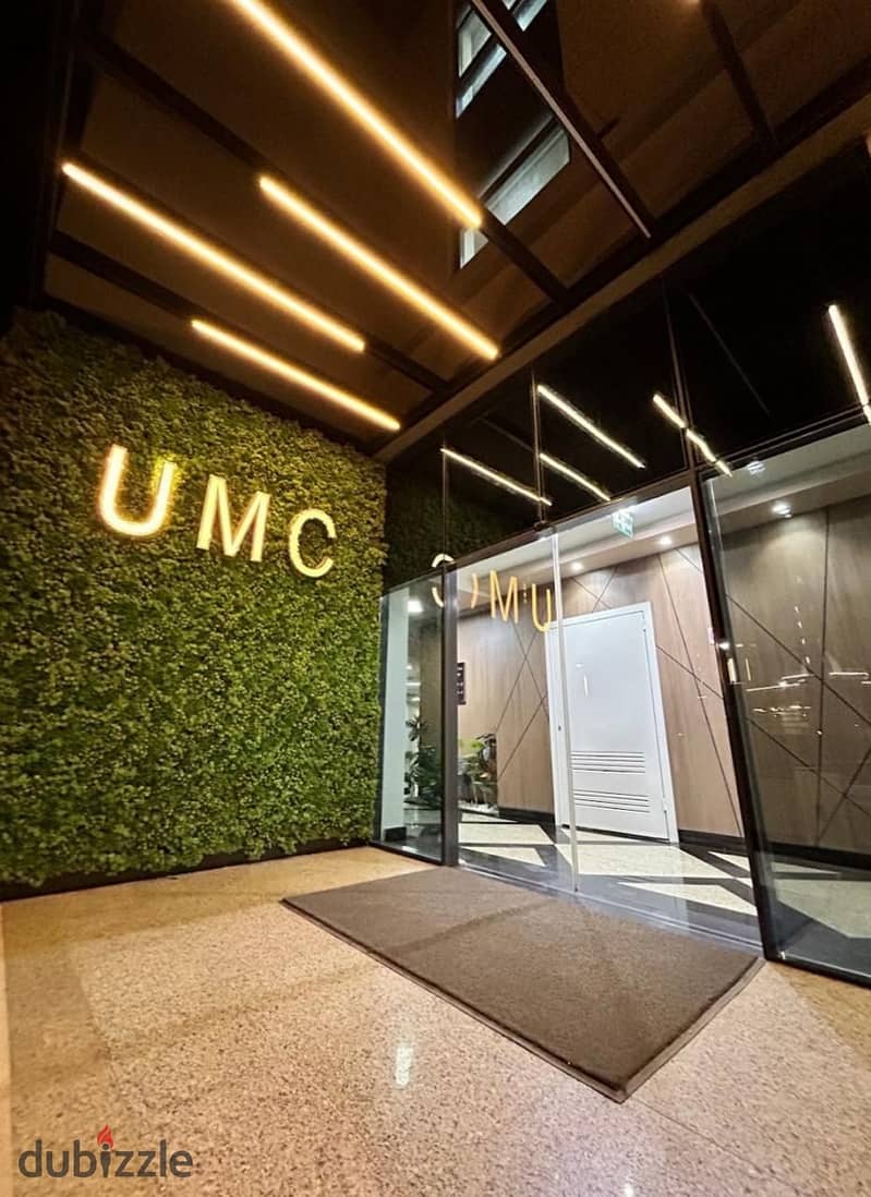 luxury Clinic for sale ready to move,fully finished with Acs, in UMC New Cairo 1