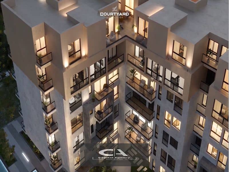 A fully finished two-bedroom apartment directly in front of Madinaty in Bloomfields Compound Offer Tatweer Misr, delivery soon, with only 5% down paym 8