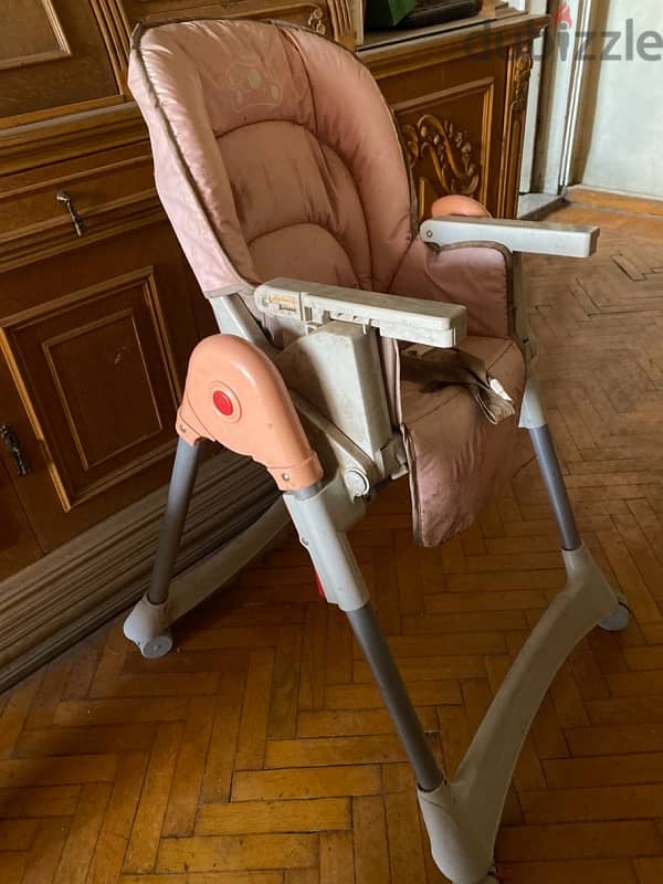 baby high chair with wheels 0