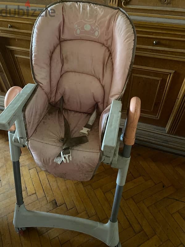 baby high chair with wheels 1