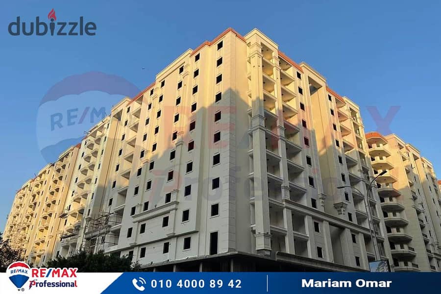 Live and invest in Smouha with an open view directly on the Transport and Engineering Street, the closest delivery with the highest quality finishing 1