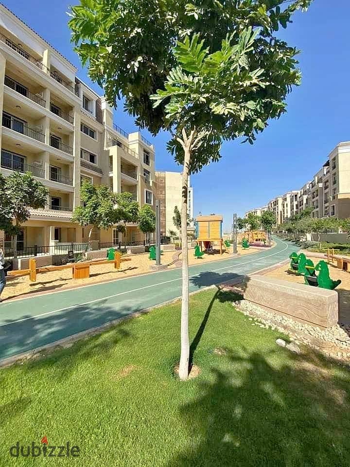 Apartment for sale in installments near Heliopolis and the Ring Road, third floor, with landscape and lagoon view. . . | Taj City - Nasr City - Rehab - 14