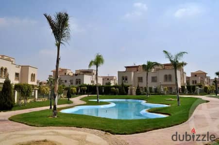 Twin house 303 Sqm Greens Compound El Sheikh Zayed View Landscape and lake