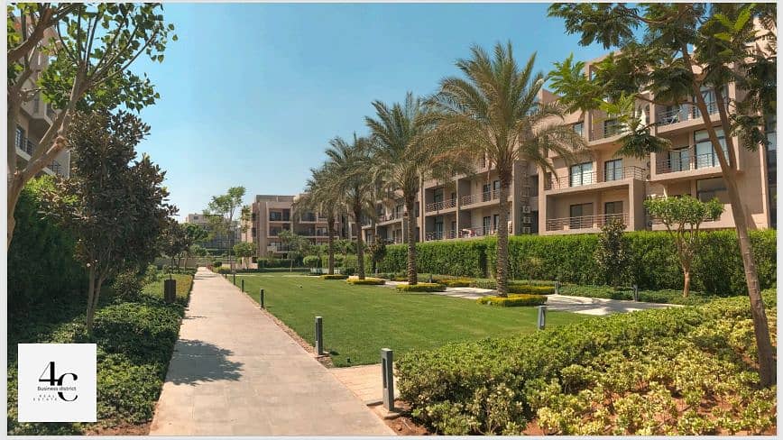 Apartment 132m view landscape best down payment , with the possibility of installments two bedrooms, for sale in Al Marasem Fifth Square 3